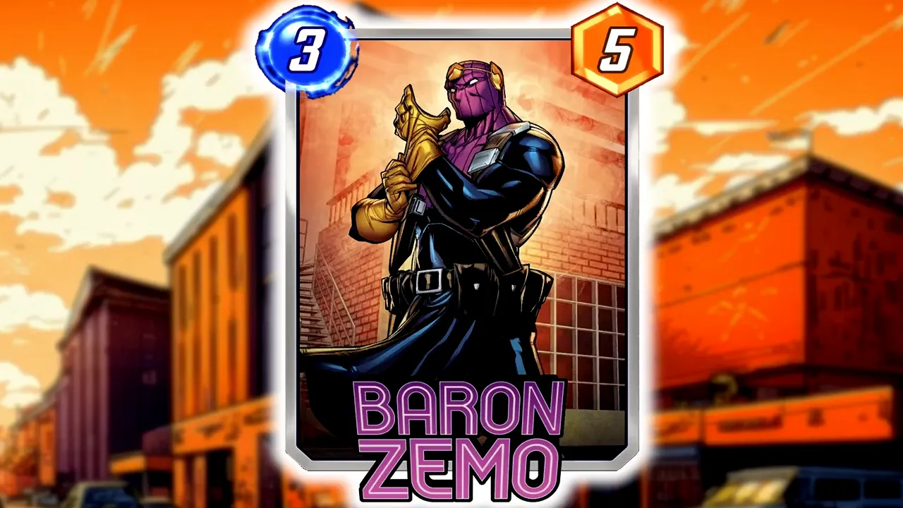 Marvel Snap Keluarkan Kartu Baru Baron Zemo Rekomendasi Sinergi dan Counter